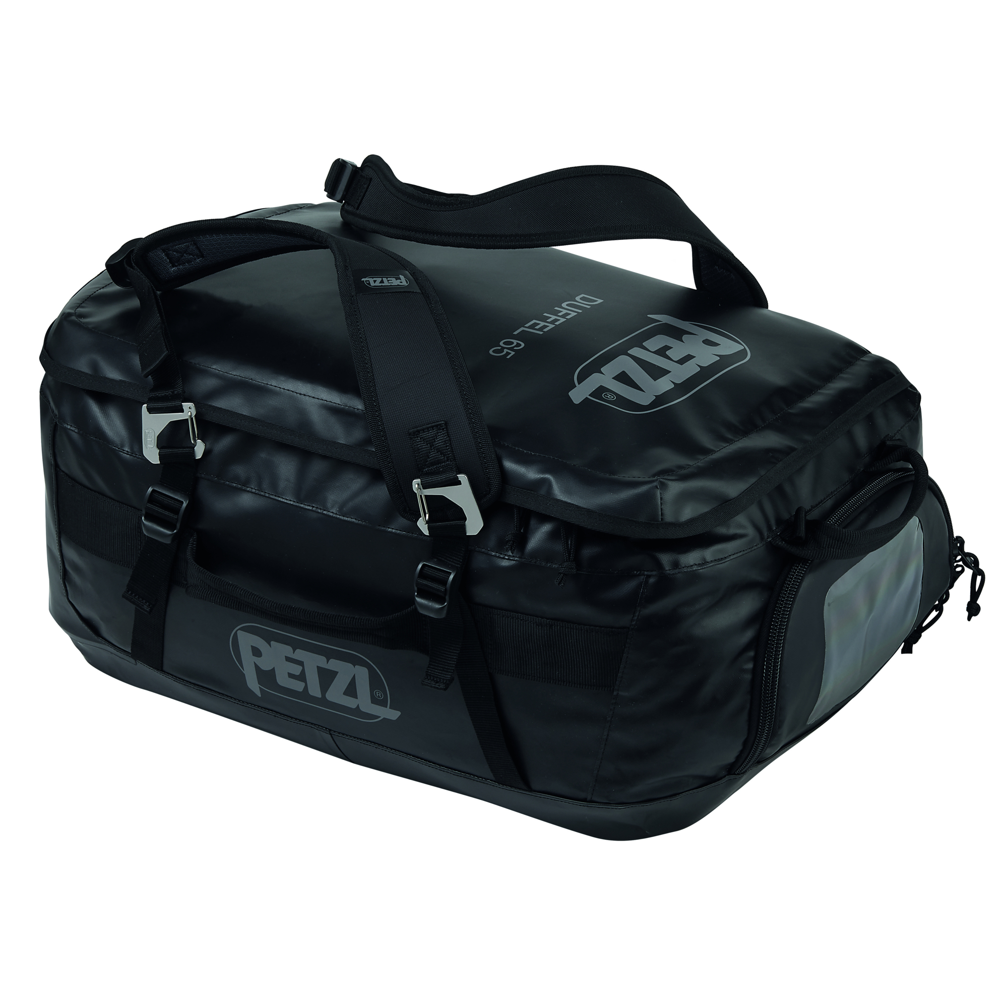 Petzl Duffel Transport Bag - 65 Liters, Padded Straps, TPU Material, Black, Model# S045AA02